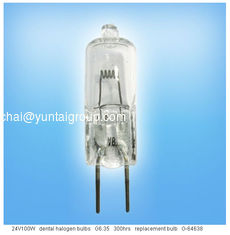 China LT03019 dental halogen lamp 24V100W G6.35 with 300hrs O-64638 HLX supplier