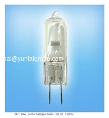 China LT03093 24V120W G6.35 100hrs Hospital/Microscope/Stage/Crystal Light, Dental Unit supplier
