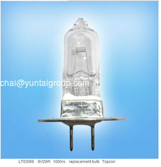 China Topcon Slit lamp optical osram bulb 6V20W 100hrs LT03066 supplier
