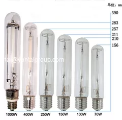 China 70w/150w/250w/400W E27/E40 High pressure sodium lamps supplier