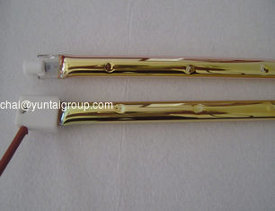China The gold-plated infrared heating tube high temperature quartz heating tube gold-plated gold tube electric heat pipe supplier
