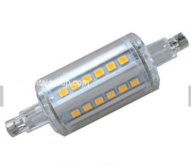 China LED R7S 5W 78MM 360degree New Slim Ceramic or plastic clear body High Lumen supplier