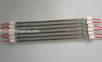 China Carbon fiber infrared heater 380v 500w 600w  infrared lamp quartz heating tube supplier