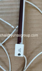 China infrared lamp quartz heating tube ,Infrared heating tube ruby  and white 230-220v 750w supplier