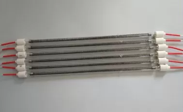 Carbon fiber infrared heater 380v 500w 600w  infrared lamp quartz heating tube supplier